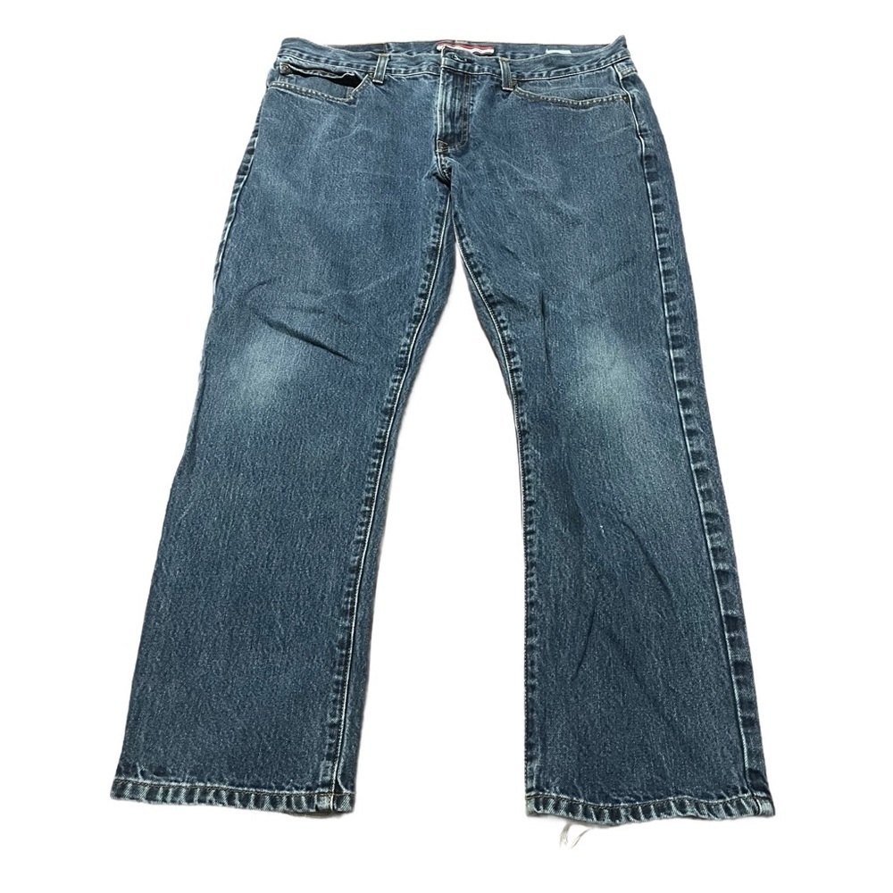 Tommy Hilfiger Men Straight Leg Jeans Size 36x30 Relaxed Fit Streetwear Y2K 2000